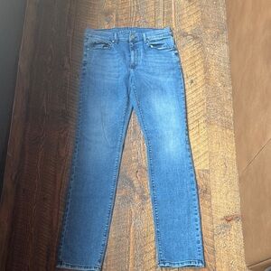 Slim Stretch Jeans for Men in Medium Blue